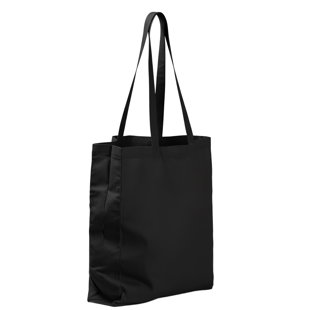 Cotton Bag with a Sewn-in Bottom and Side Panels for Printing

